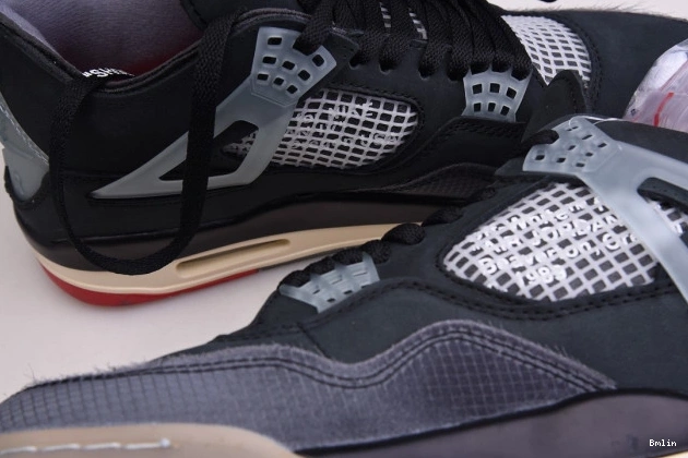 Bmlin Jordan Off 4 x Bred CV9388-001 Retro Air White 0715